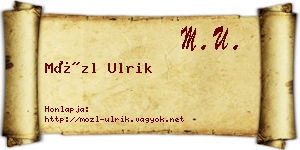 Mözl Ulrik névjegykártya